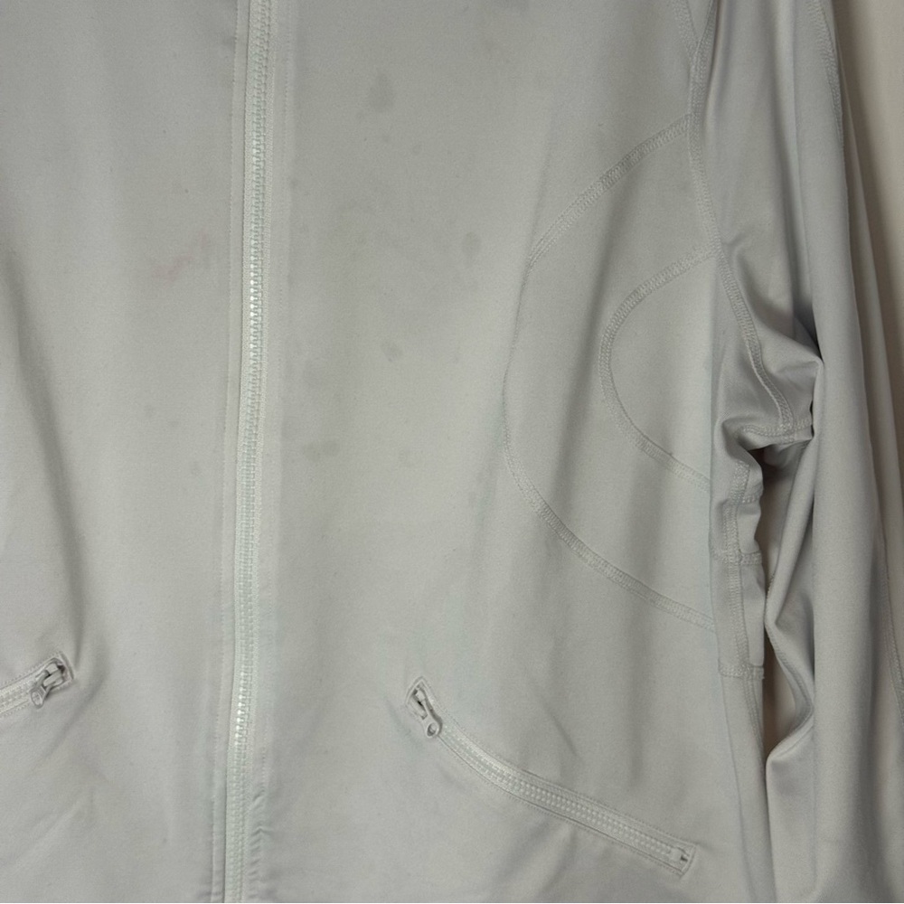 Zella Women's White Sport Jacket Size 1X - Picture 4 of 10